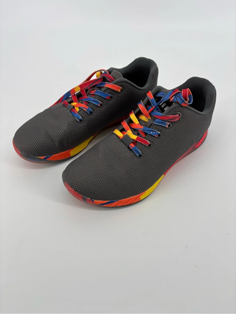 NOBULL Allday Knit Shoes Mens 10 Womens‎ 11.5 Gray Multi Color Athletic Trainers